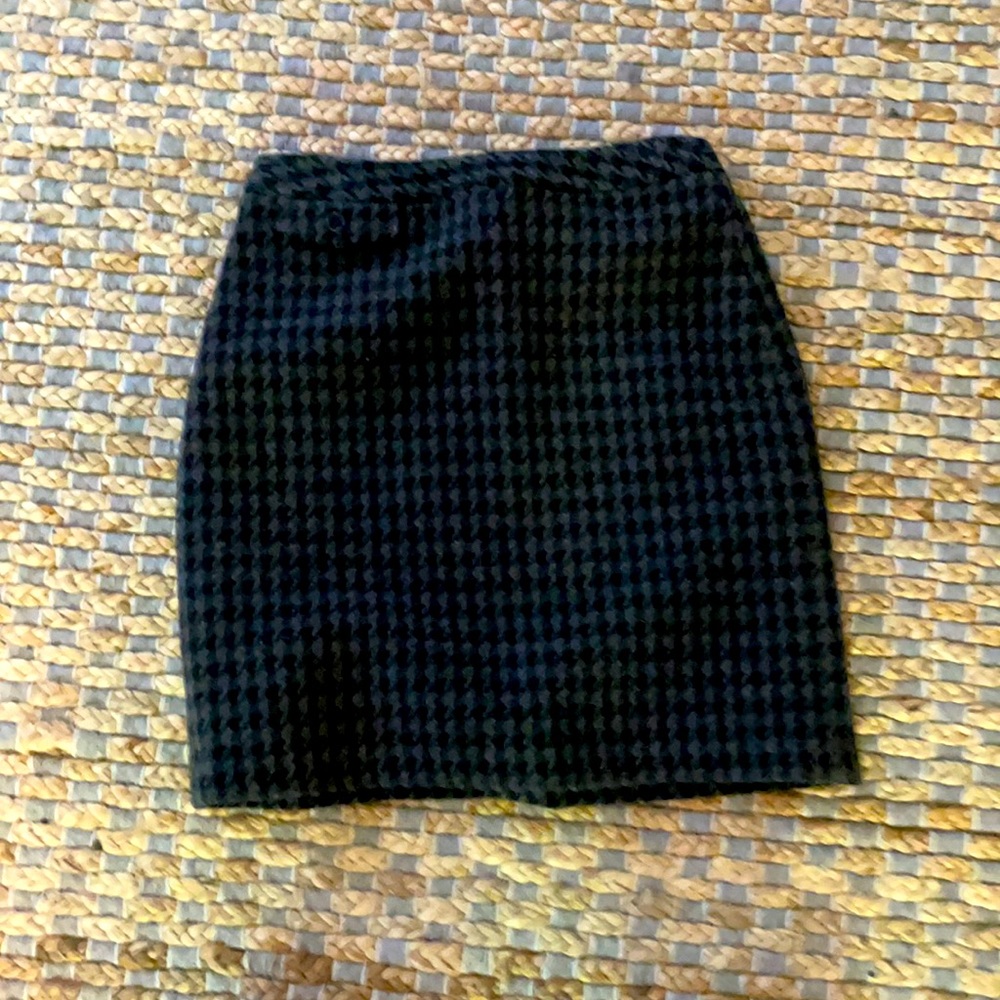 J Crew Houndstooth Skirt